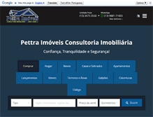 Tablet Screenshot of pettraimoveis.com.br